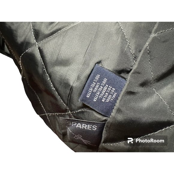 Roundtree & Yorke Mens Black Wool Peacoat Size Medium - Picture 4 of 4